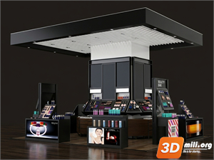 Cosmetic Store Skp Files 